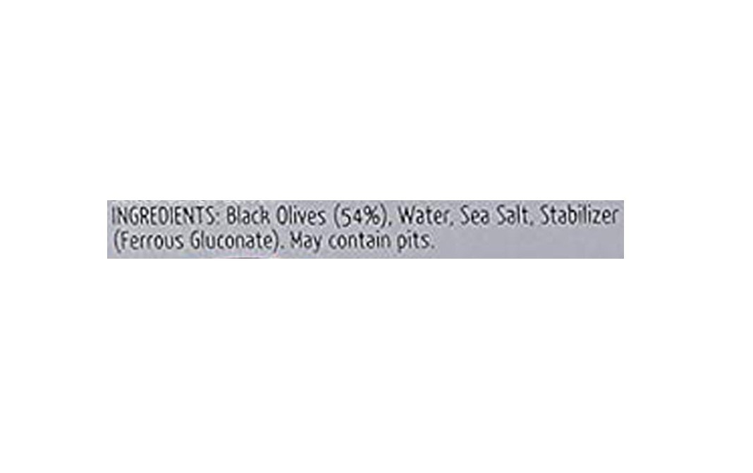 Fragata Spanish Olives Sliced Black   Glass Jar  430 grams
